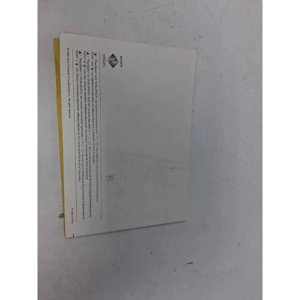 Playstation 2 Instruction Manual SCPH-75001 +start Up/Compatible Product List I
